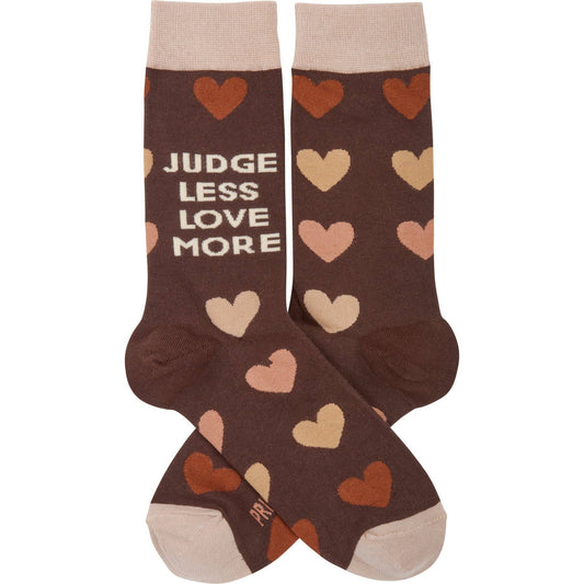 Judge Less Love More Socks