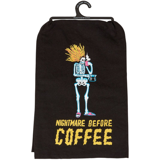 Nightmare Before Coffee Towel
