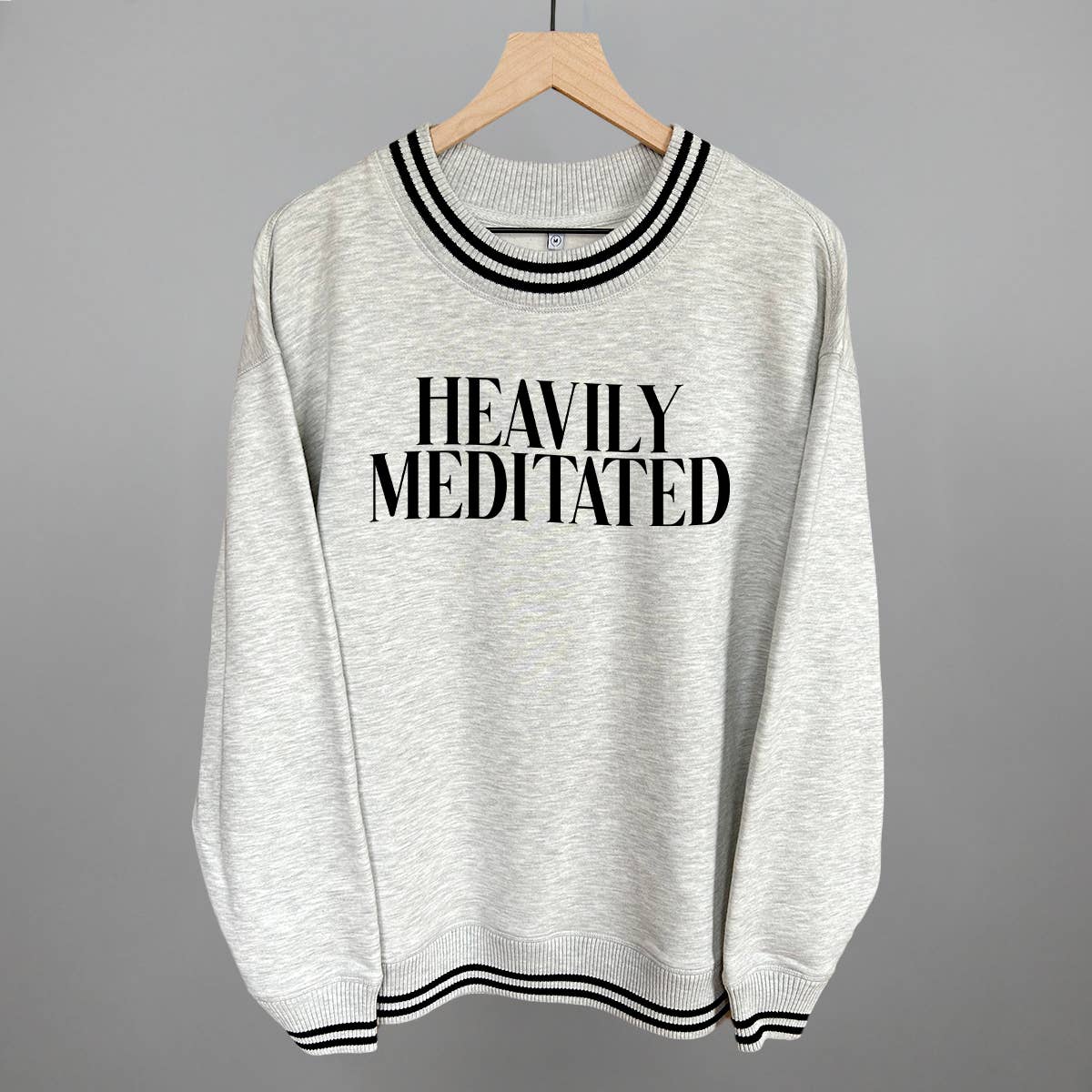 Heavily Meditated: Oatmeal / L / Sweatshirt