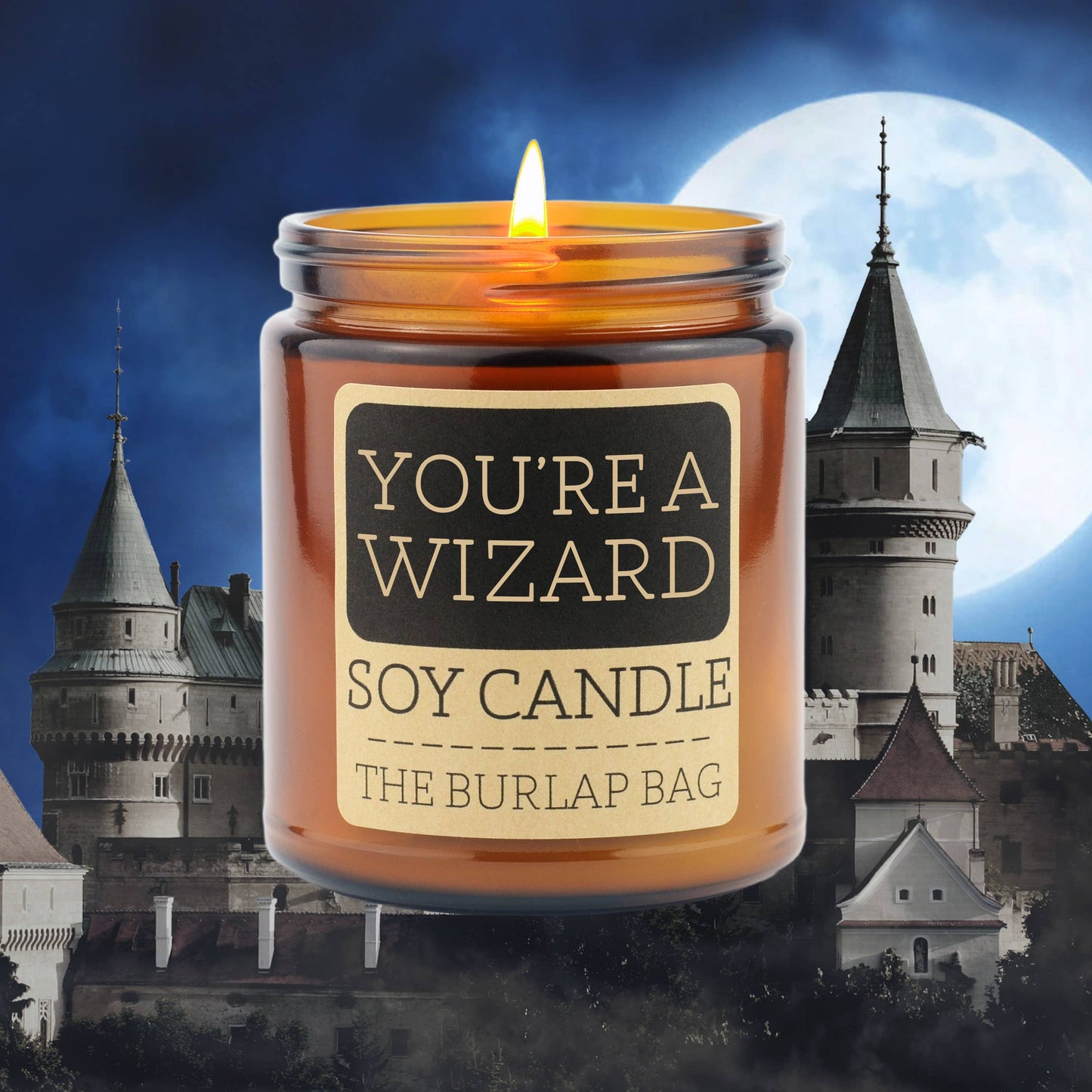 You're A Wizard, Butter Beer- Soy Candle 9oz