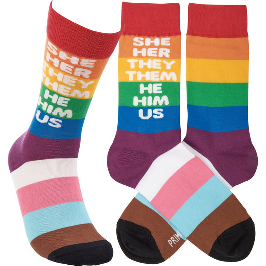 Pronoun Socks
