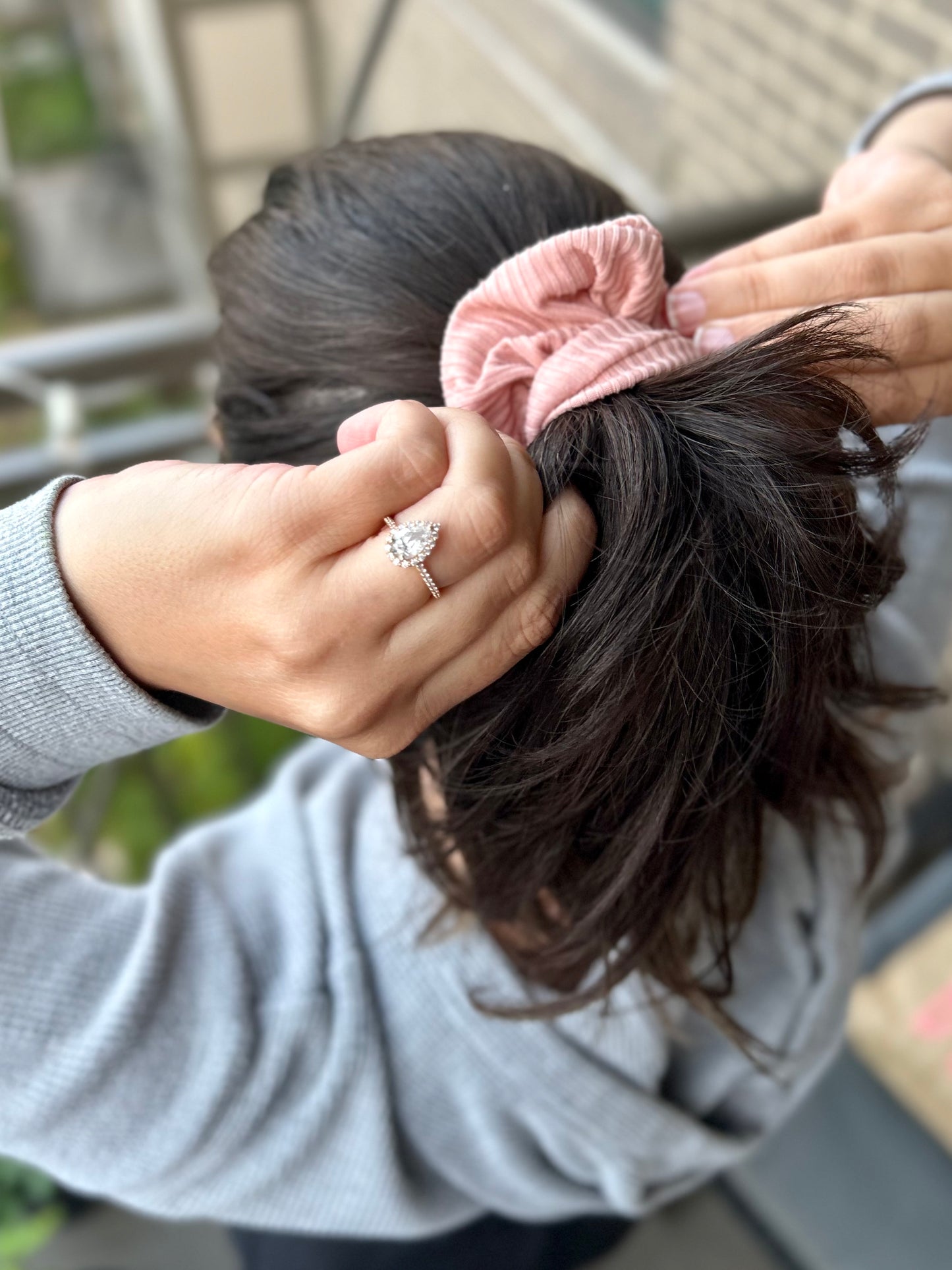 Knit Scrunchie
