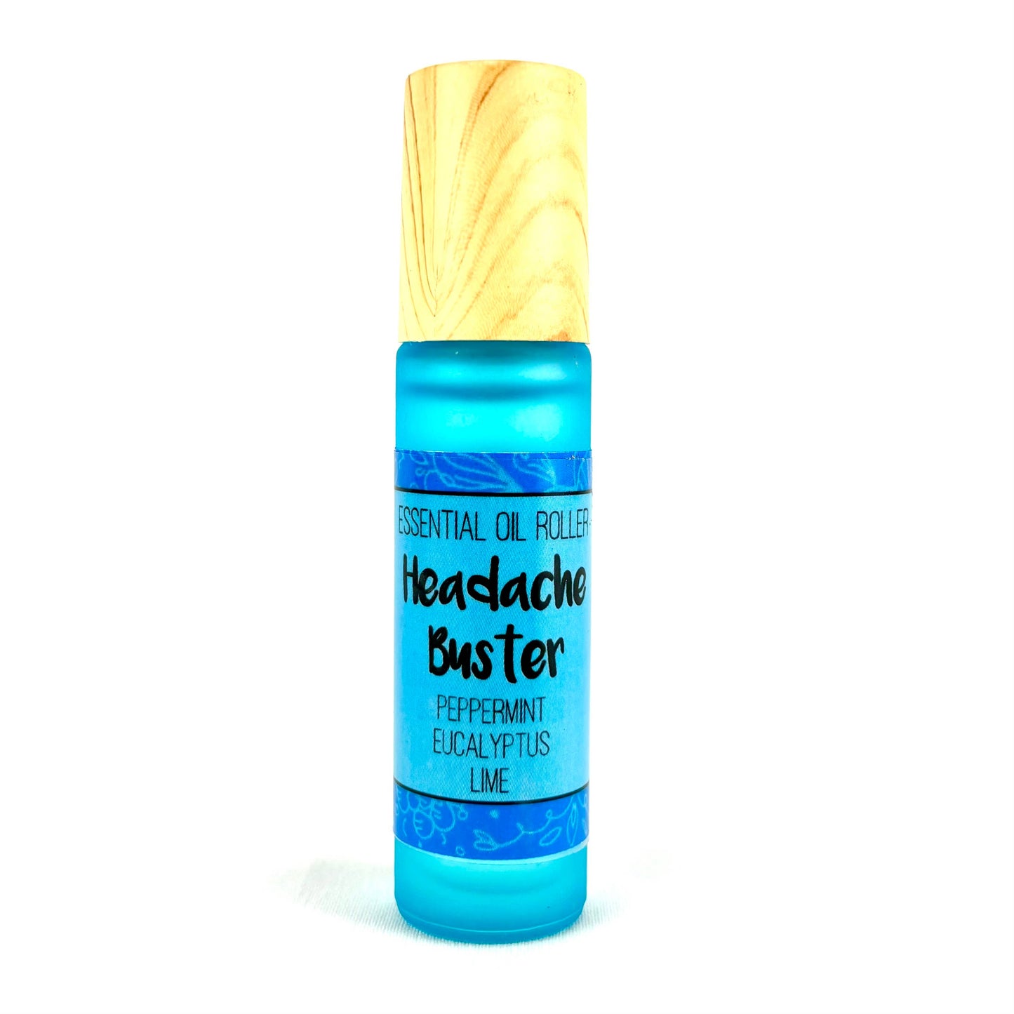 Aromatherapy Headache Buster Roll-On: Peppermint, Eucalyptus, Lime