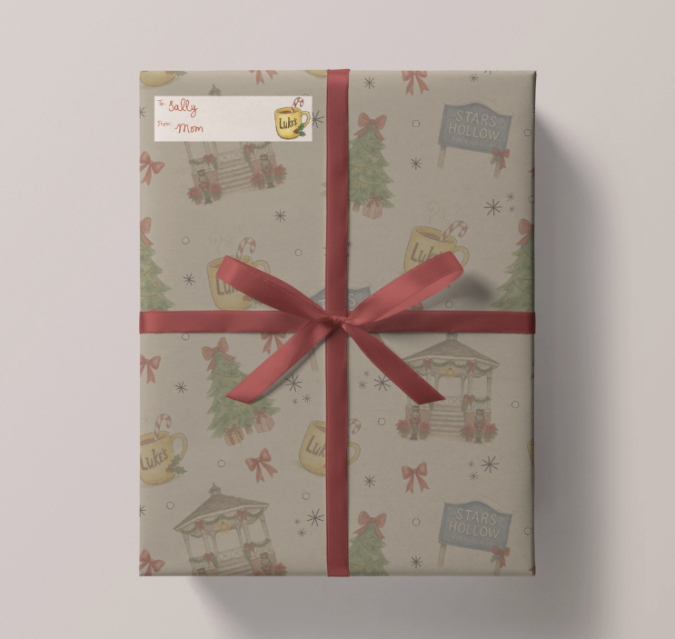Pre-Order Gilmore Girls Holiday Gift Tag Stickers