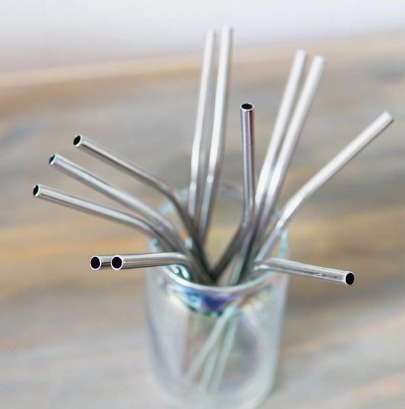 Stainless Steel Bent Metal Straw