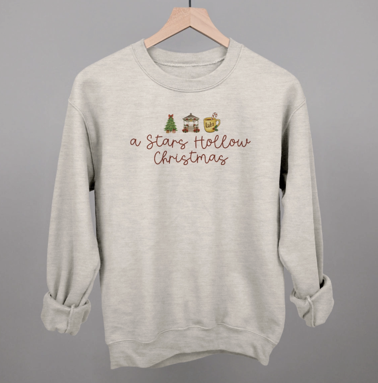 Pre-Order A Stars Hollow Christmas Sweatshirt (Oatmeal)