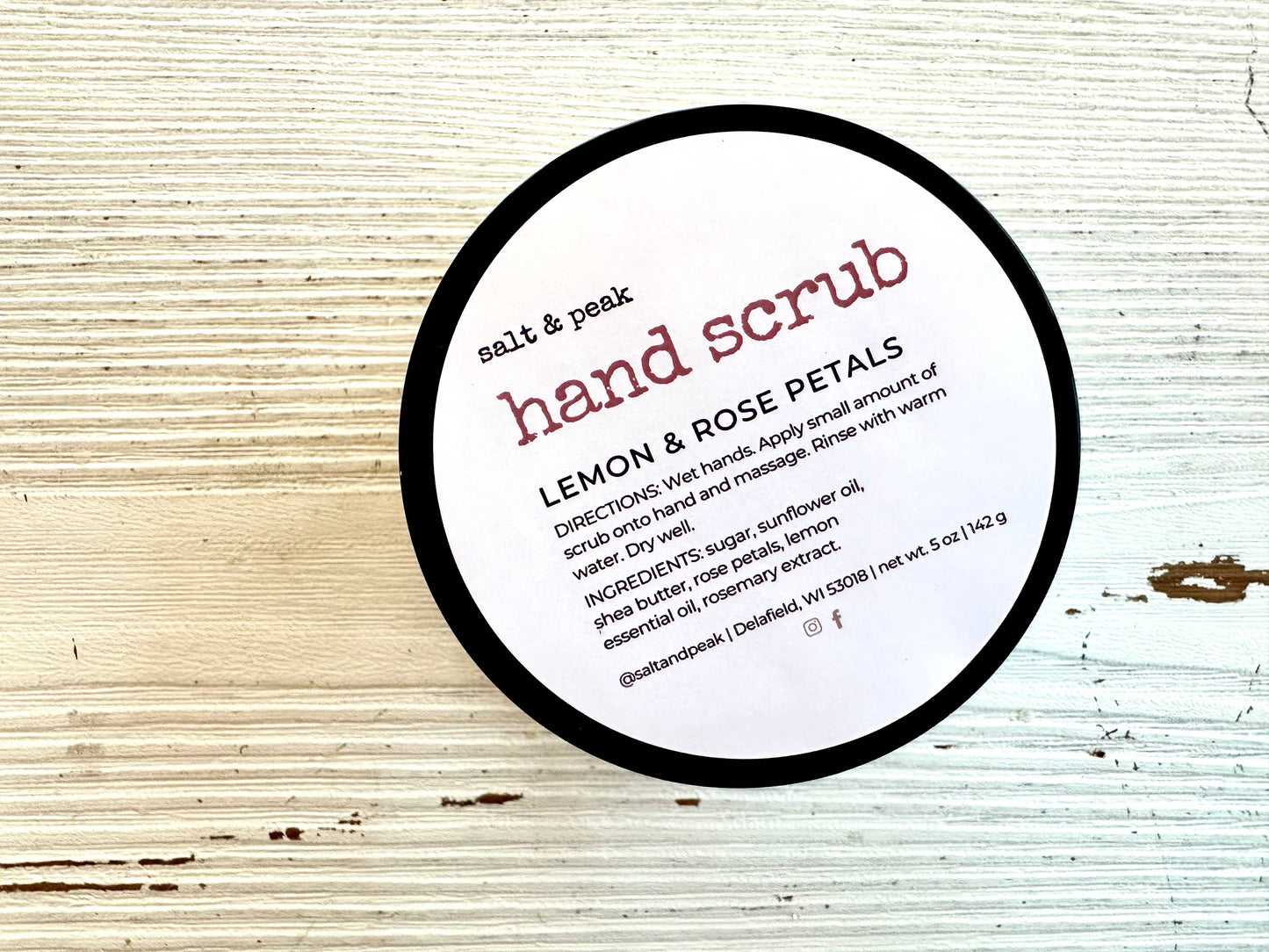 Natural Hand Sugar Scrub
