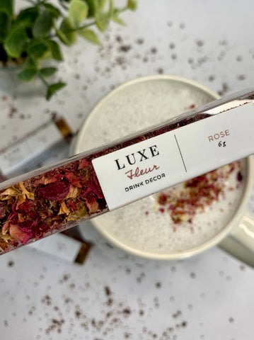 Drink Toppings Stick - Rose Petals