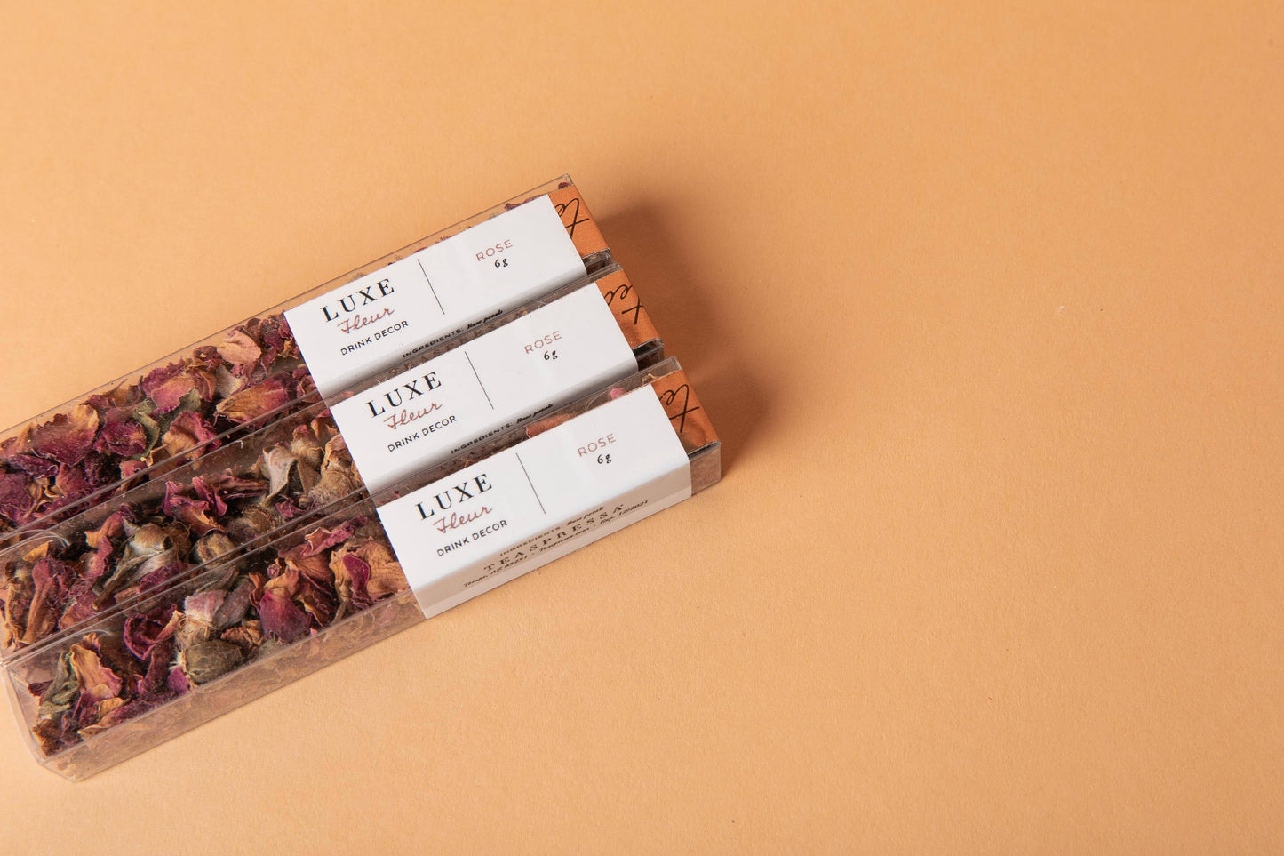 Drink Toppings Stick - Rose Petals