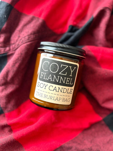 Cozy Flannel - Soy Candle 9oz