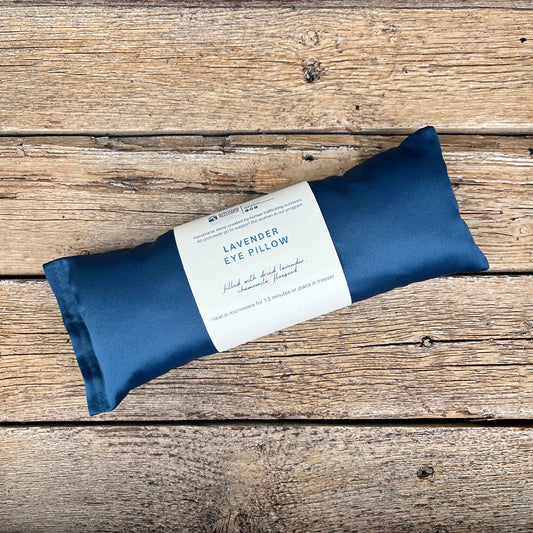Soothing Eye Pillow with Lavender & Chamomile: Teal Color