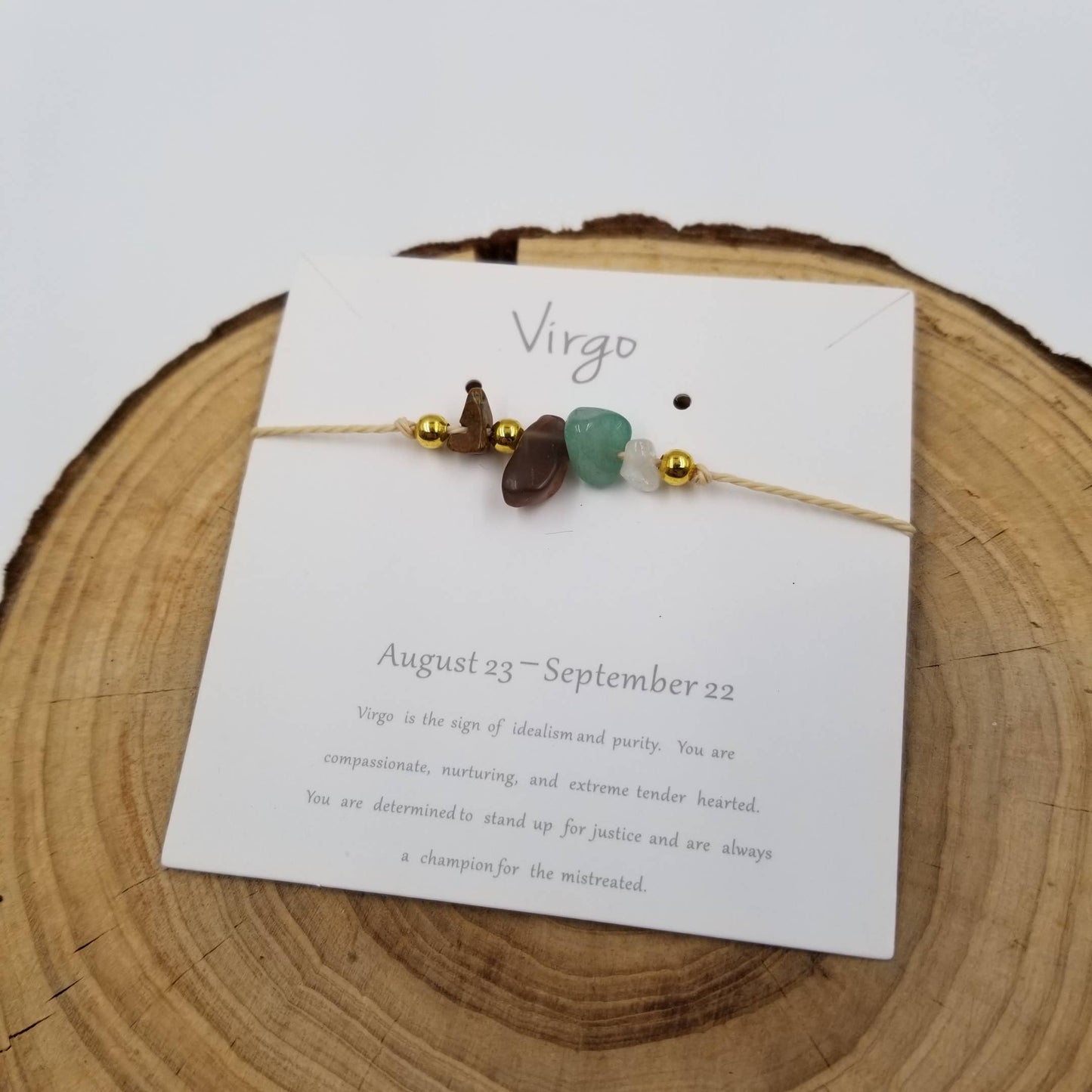 Handmade Zodiac Natural Stone Constellation Bracelet