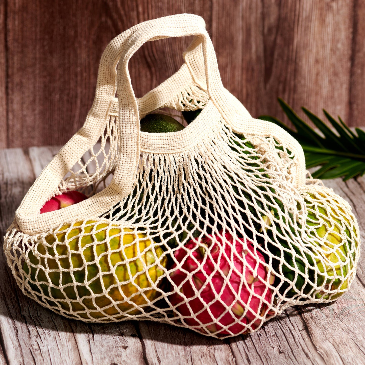 Cotton Mesh Market Tote