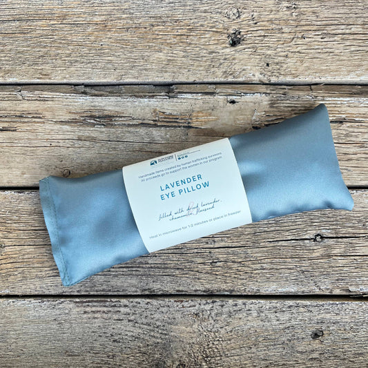 Soothing Eye Pillow with Lavender & Chamomile: Sage Color