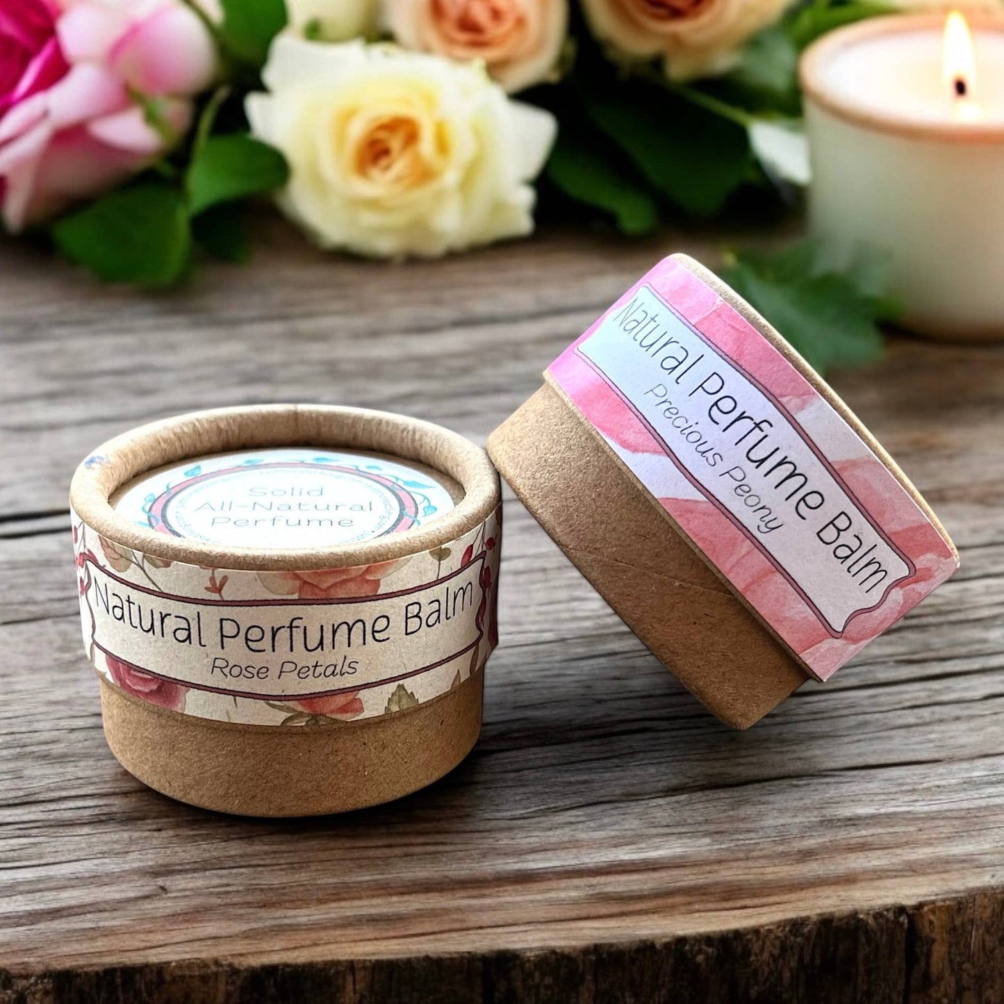 Perfume Balms, All-Natural & Compostable: Sweet Citrus Lavender