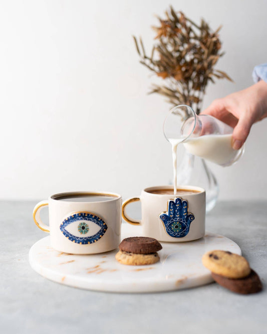 Golden Evil Eye Ritual Mug