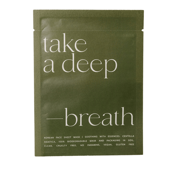 Sheet Face Mask - Take a Deep Breath