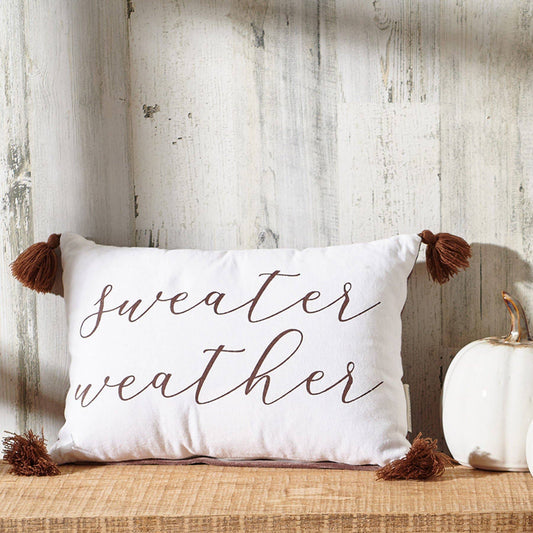 Sweater Weather Throw Pillow
