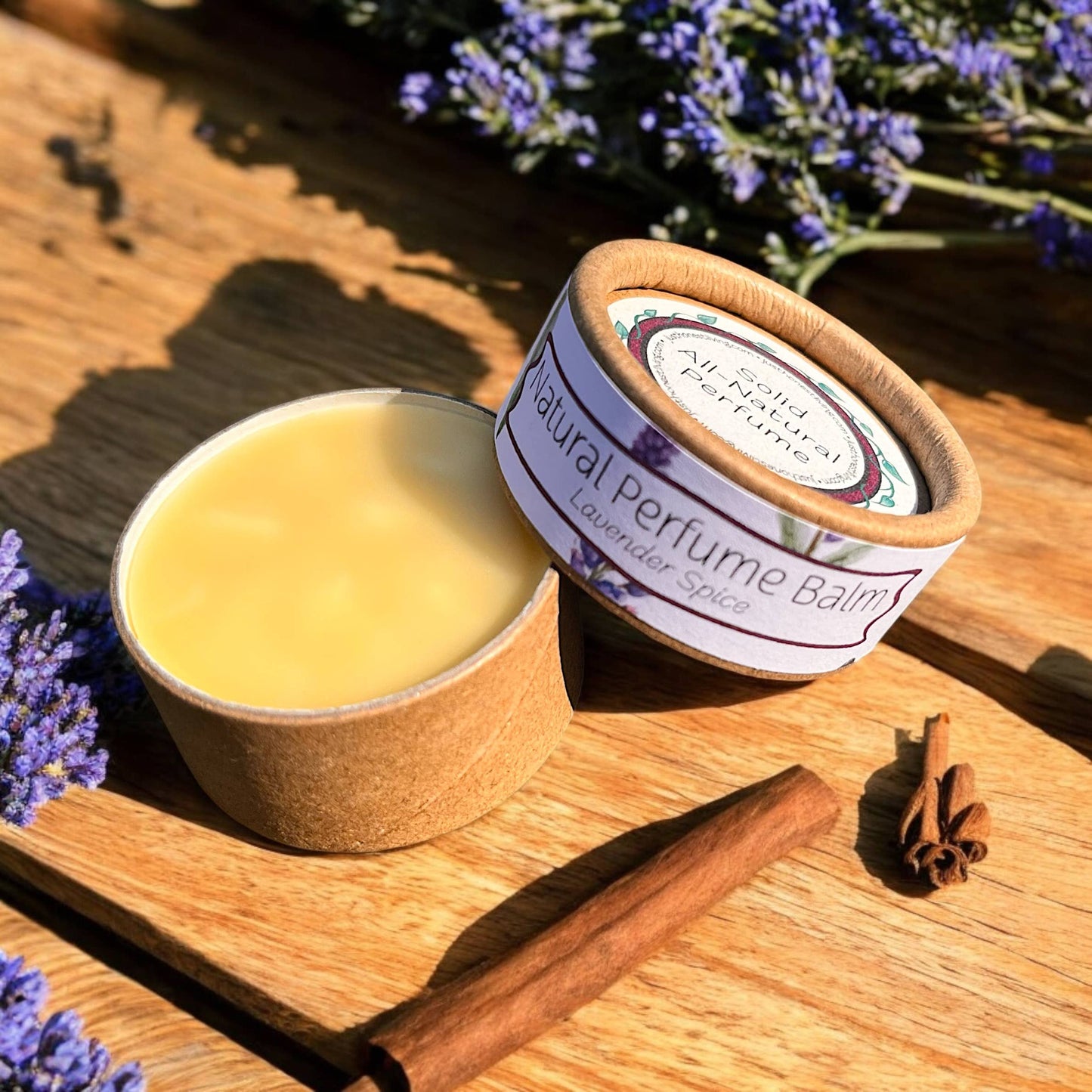 Perfume Balms, All-Natural & Compostable: Sweet Citrus Lavender