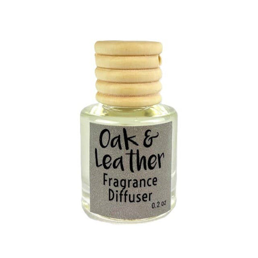 Car Air Fragrance Diffuser: Oak & Leather