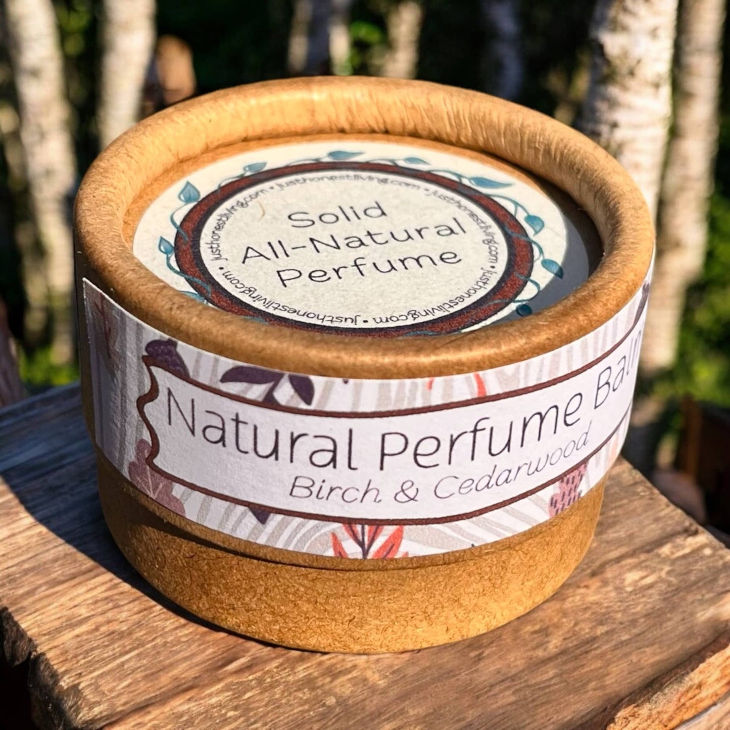 Perfume Balms, All-Natural & Compostable: Sweet Citrus Lavender
