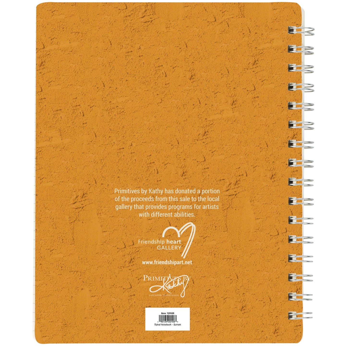 Sunset Spiral Notebook (Benefit Item)
