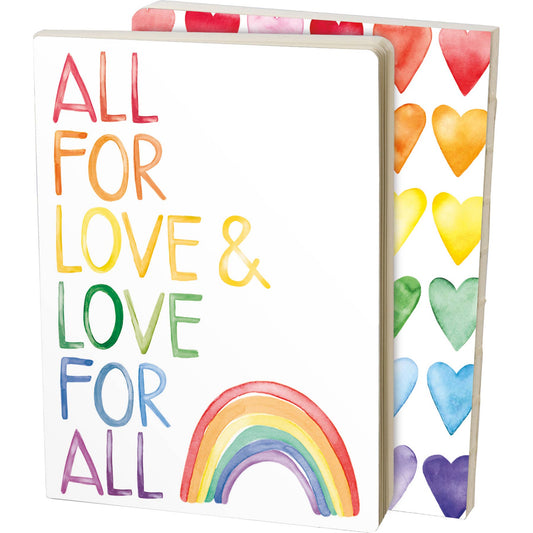 All For Love Love For All Pride Journal