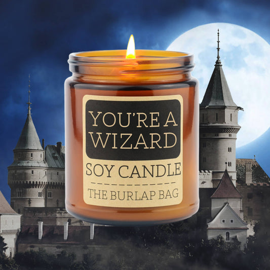 You're A Wizard, Butter Beer- Soy Candle 9oz