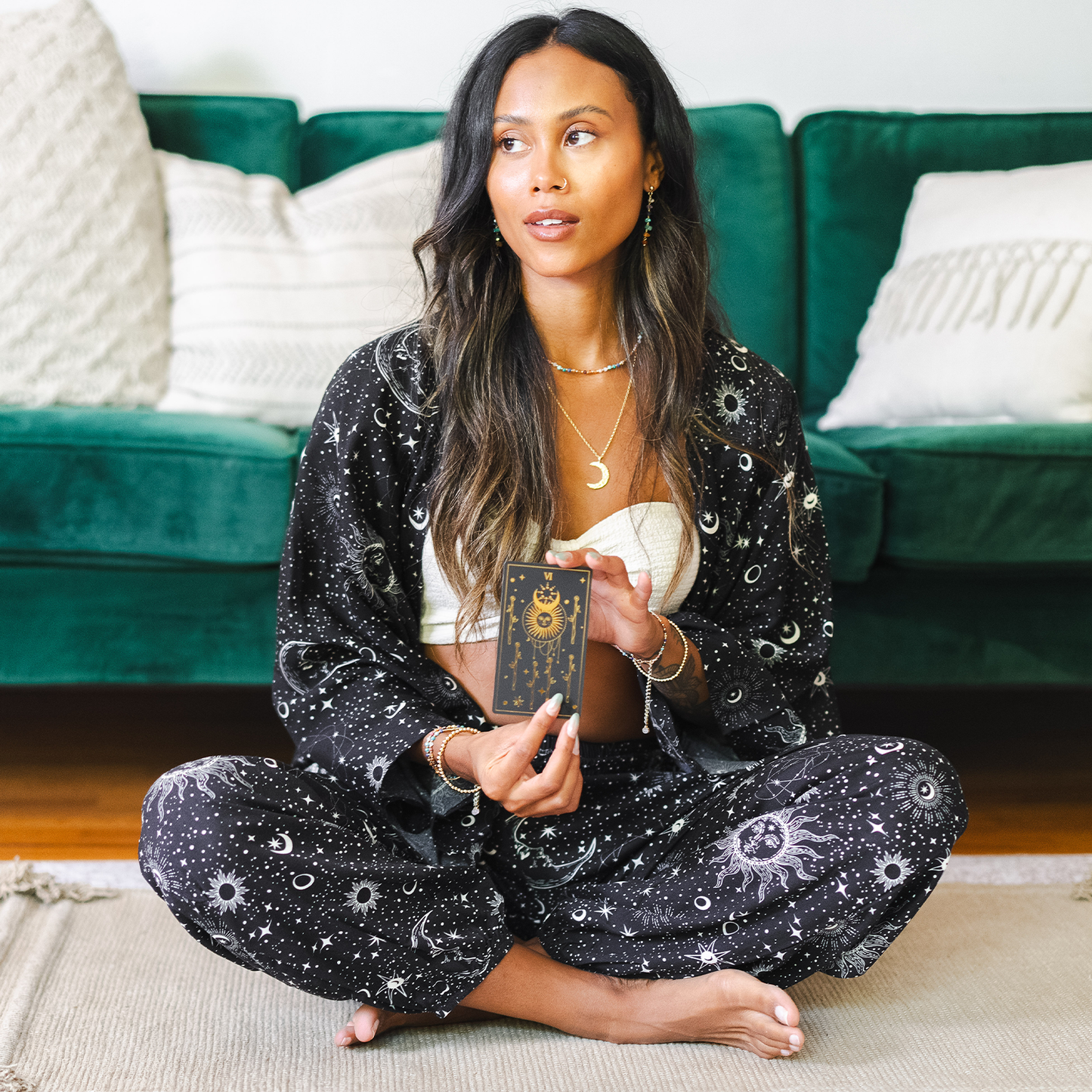 Raven Cosmic Sky Cover Up or Kimono