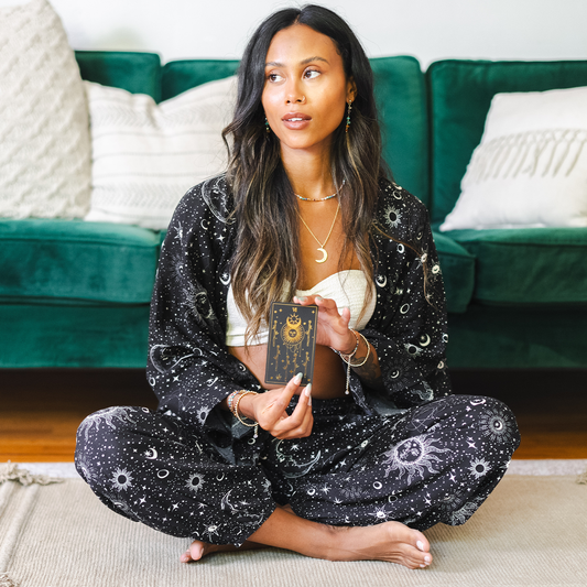 Raven Cosmic Sky Cover Up or Kimono