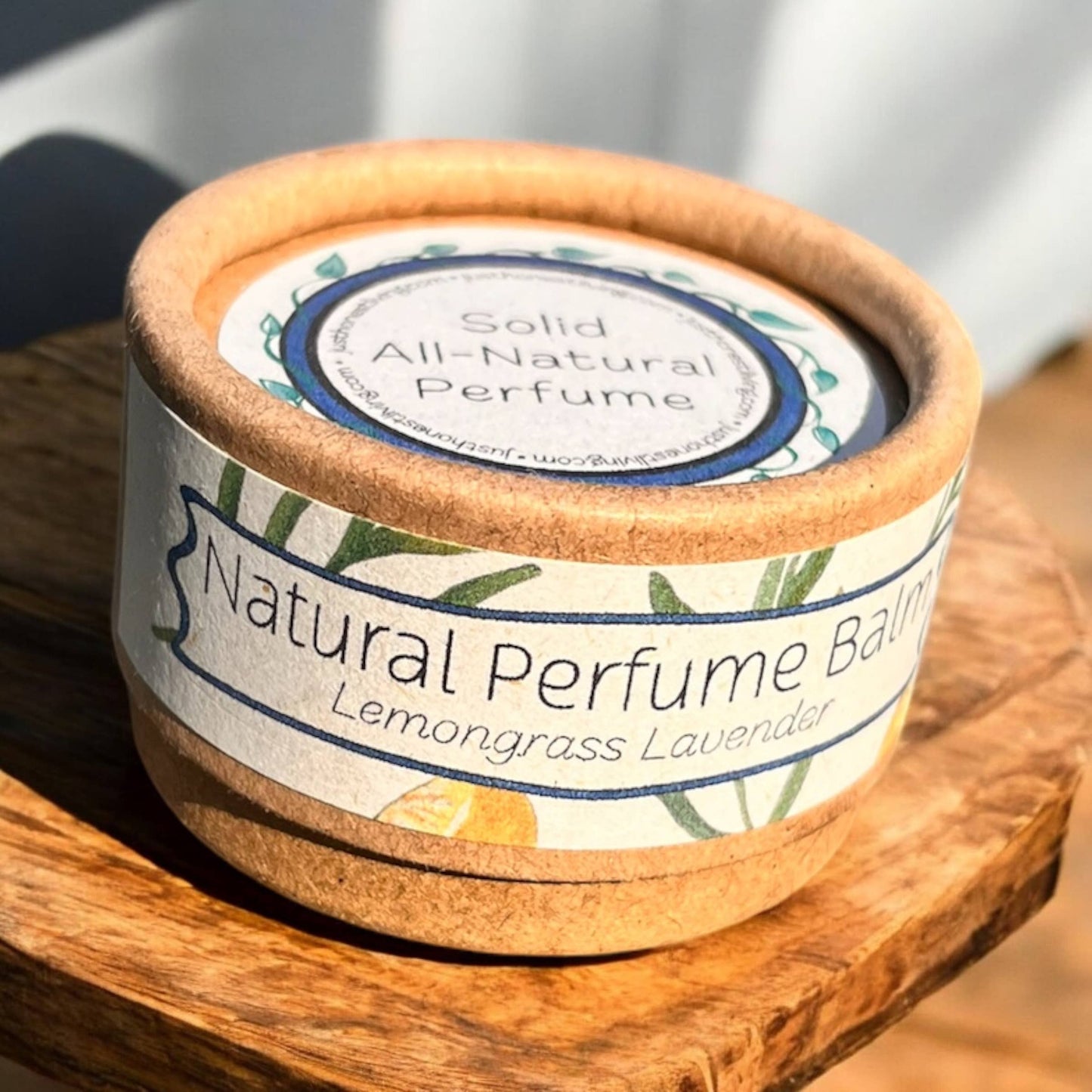 Perfume Balms, All-Natural & Compostable: Sweet Citrus Lavender