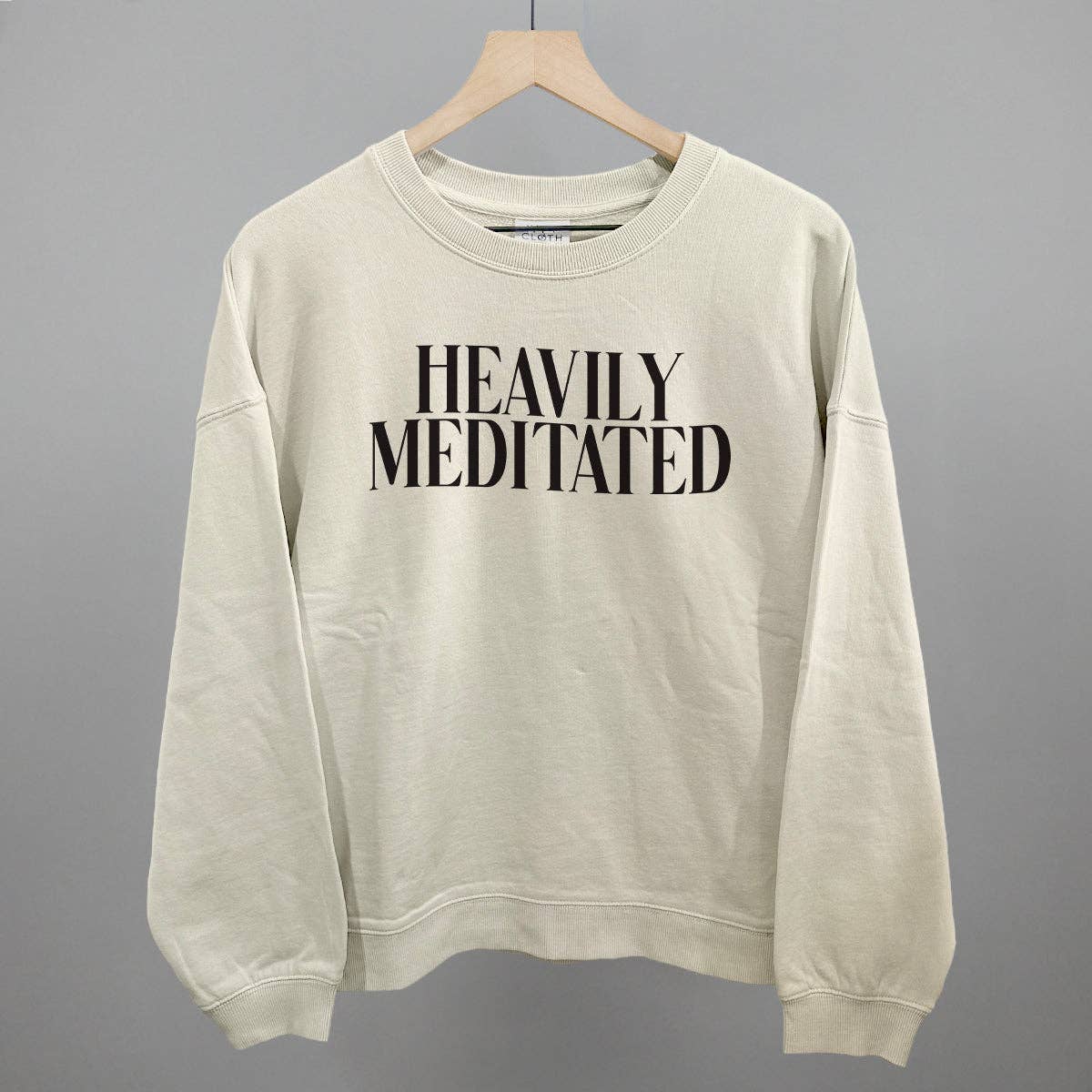 Heavily Meditated: Oatmeal / L / Sweatshirt
