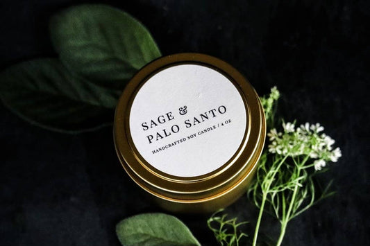 Soy Candle - Sage + Palo Santo