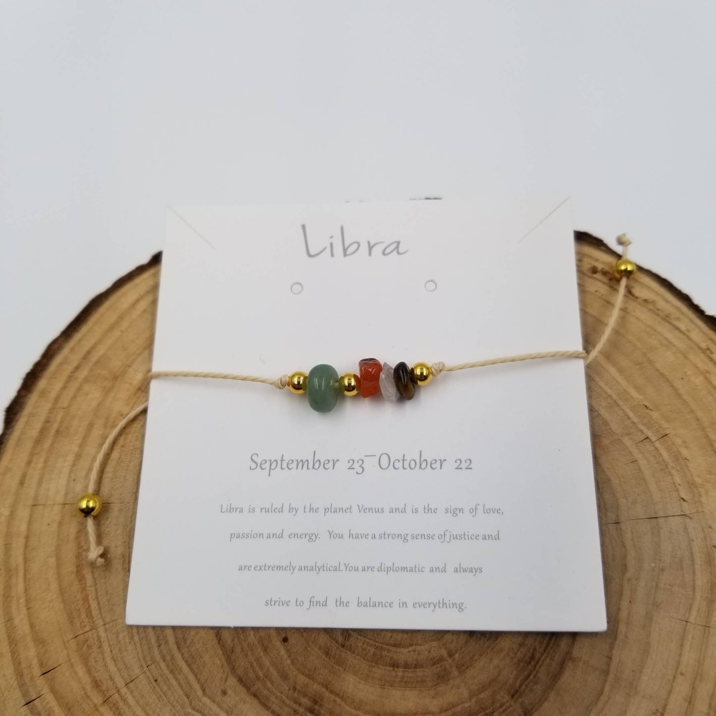 Handmade Zodiac Natural Stone Constellation Bracelet