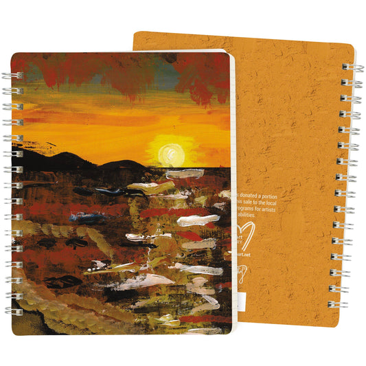 Sunset Spiral Notebook (Benefit Item)