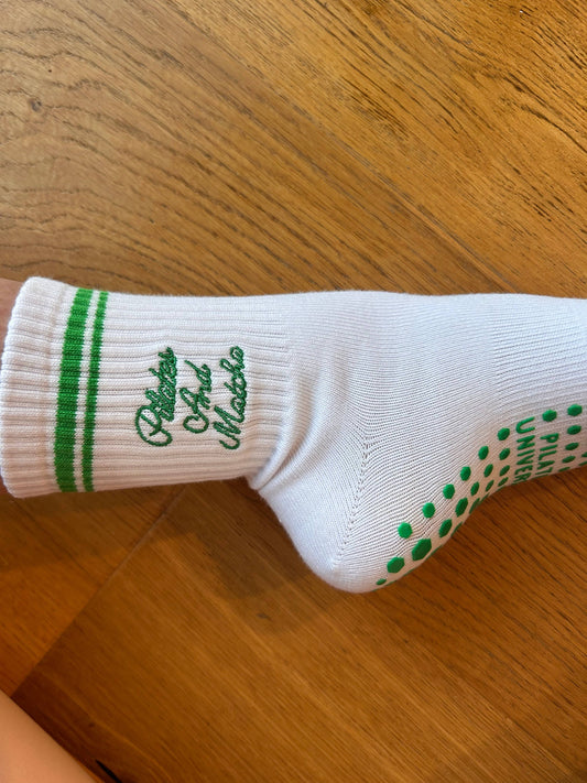 Pilates and Matcha Grip Socks