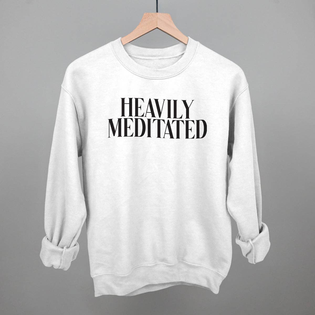 Heavily Meditated: Oatmeal / L / Sweatshirt