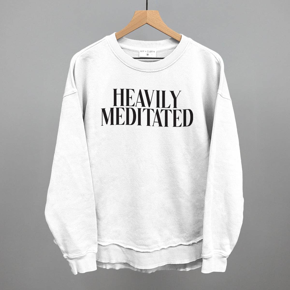 Heavily Meditated: Oatmeal / L / Sweatshirt
