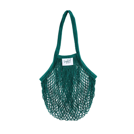 Crochet Shopping Bag Tote: Green