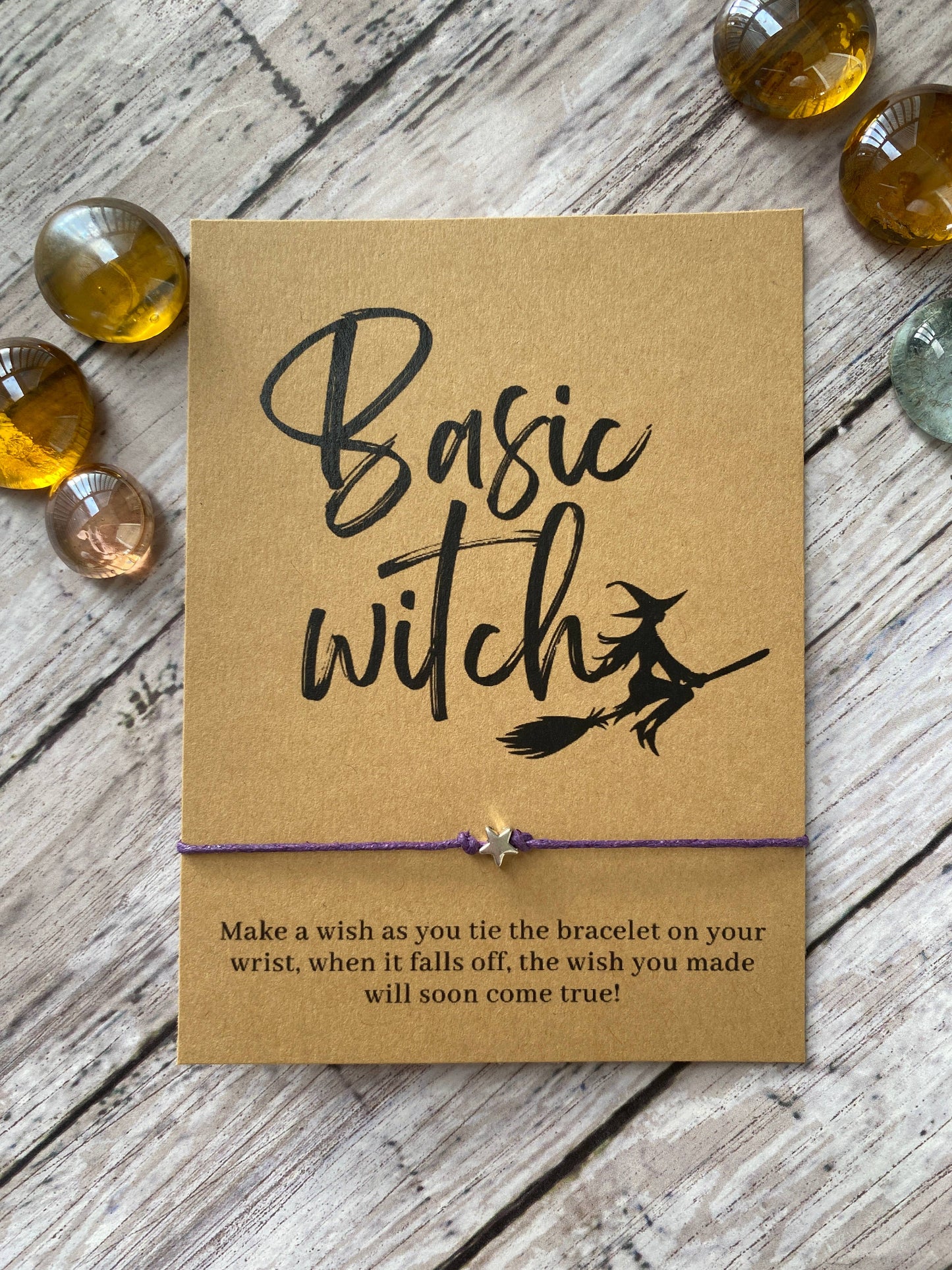 Halloween wish bracelet: BLACK