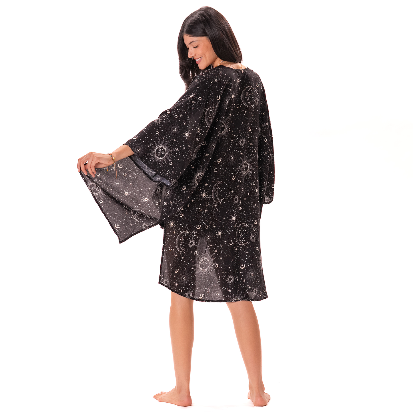 Raven Cosmic Sky Cover Up or Kimono