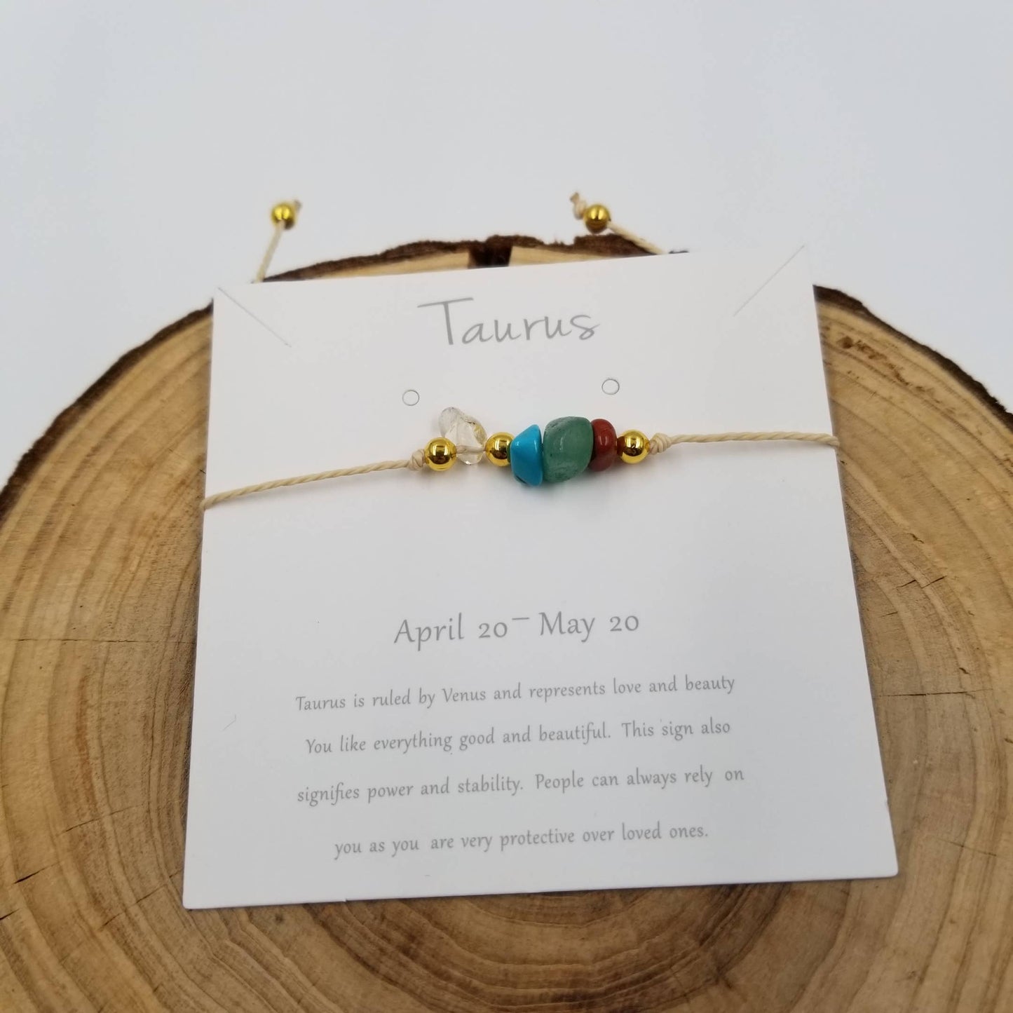 Handmade Zodiac Natural Stone Constellation Bracelet
