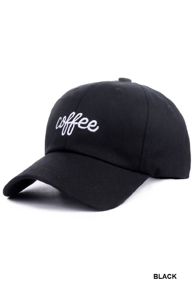 Coffee Embroidered Hat