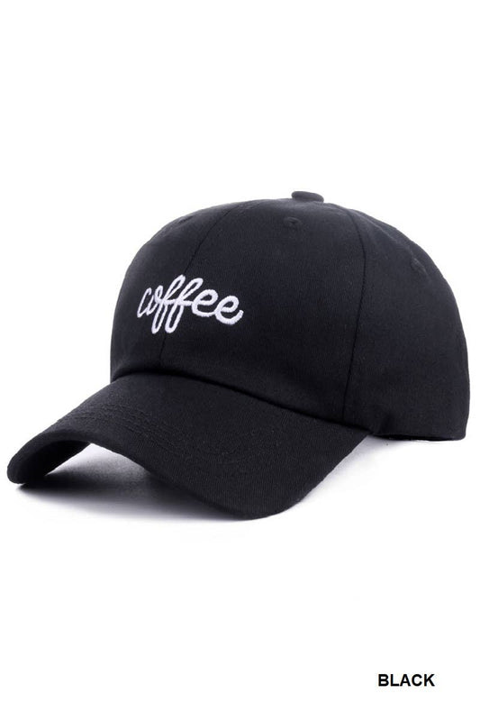 Coffee Embroidered Hat