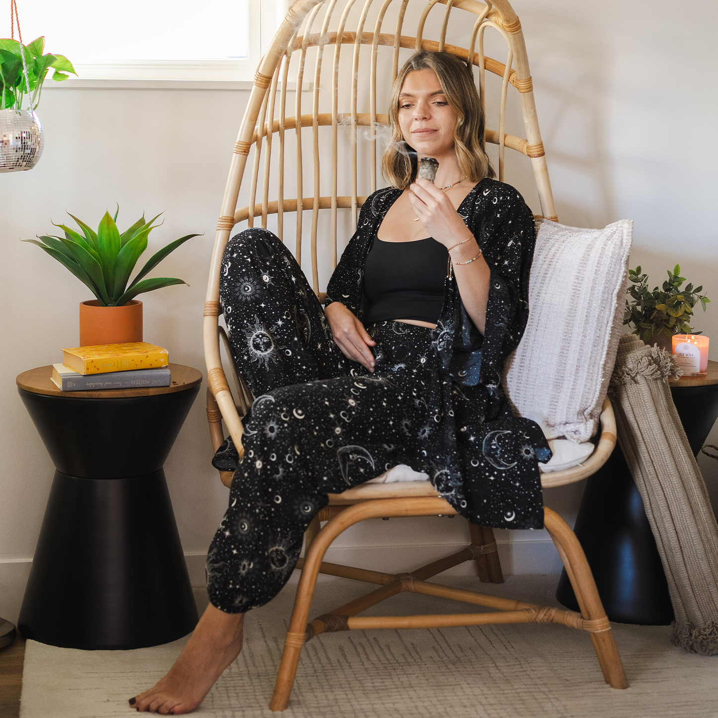 Raven Cosmic Sky Cover Up or Kimono