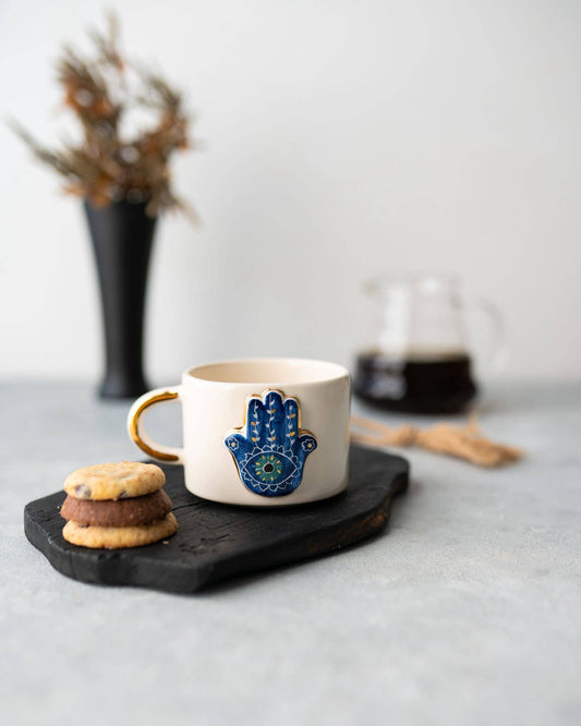Golden Hamsa Ritual Mug