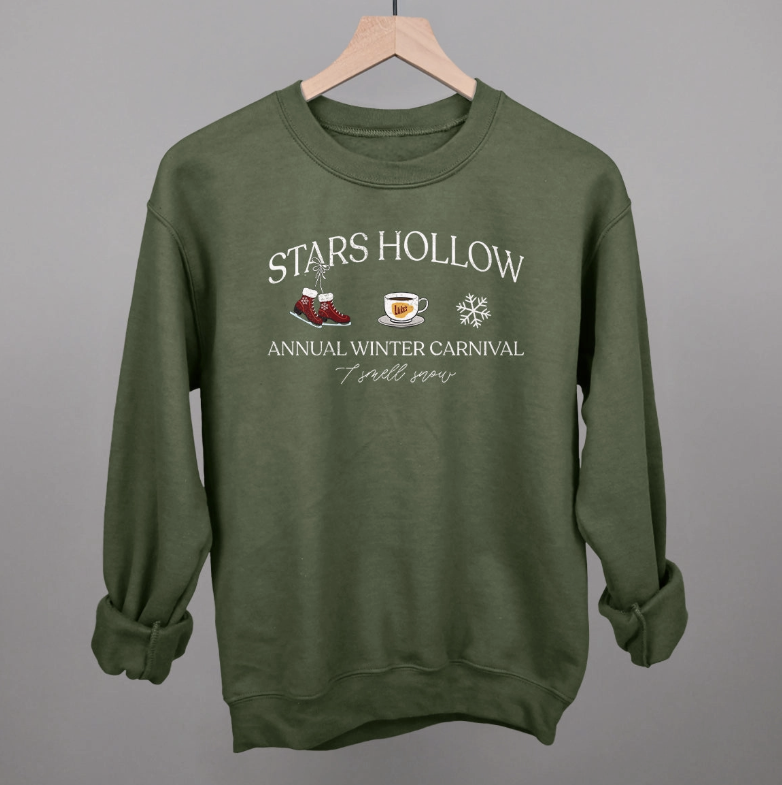 Pre-Order Stars Hollow Annual Winter Carnival Sweatshirt (Green)