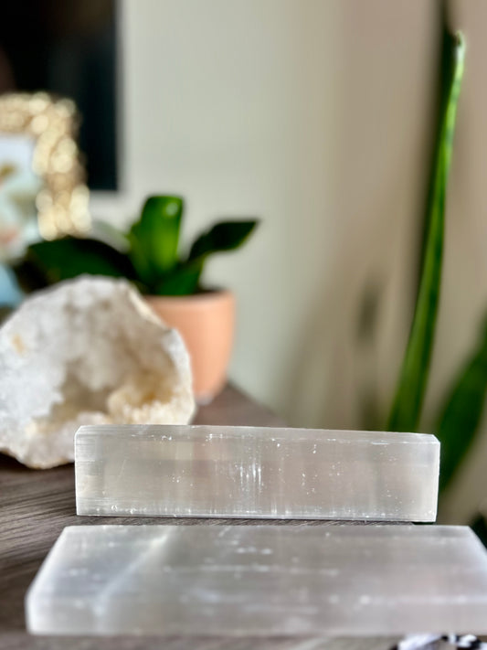 Natural Selenite Crystal Wands