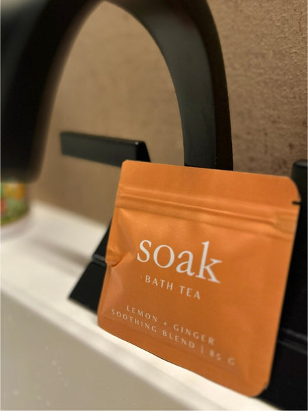 Bath Salt Soak Bag: Lemon Ginger