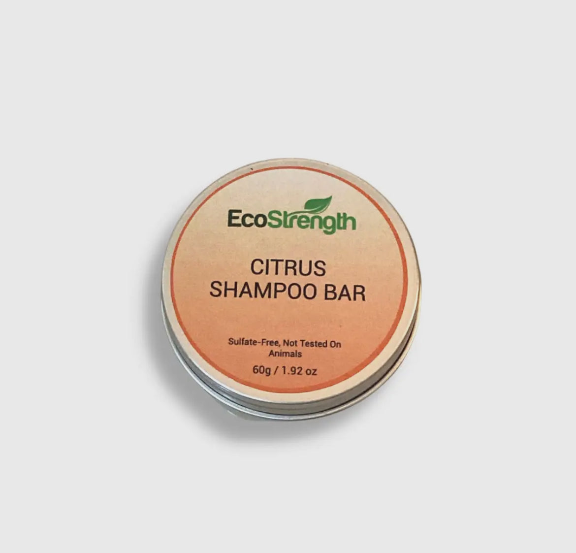 Organic Citrus Shampoo Bar With Travel Tin